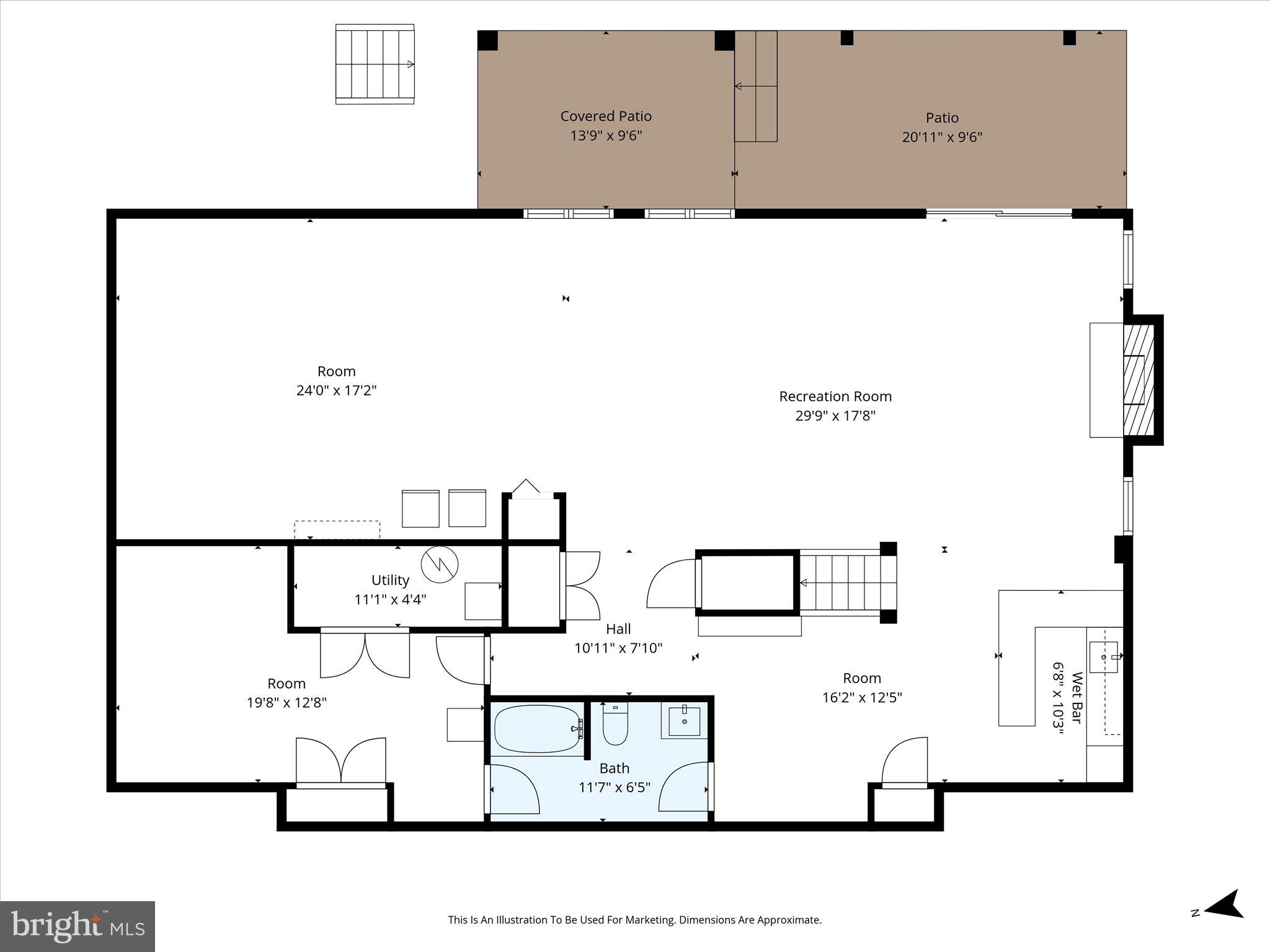 520 Clagett Street Southwest Leesburg, VA 20175 - Photo 93 of 94 Floorplan: Lower Level