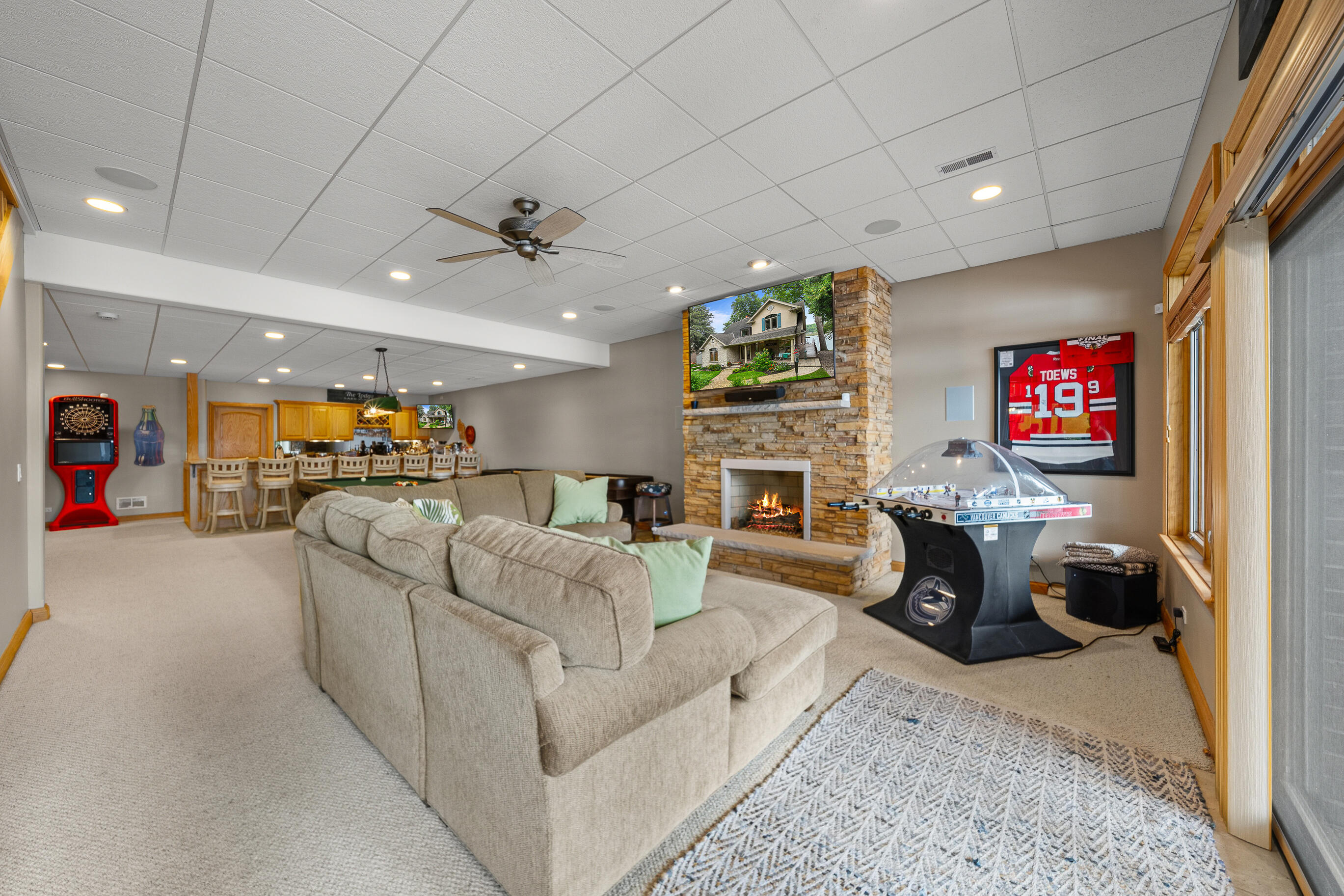 W5647 Forest Road La Grange, WI 53121 - Photo 64 of 97 Family Room and Rec Room