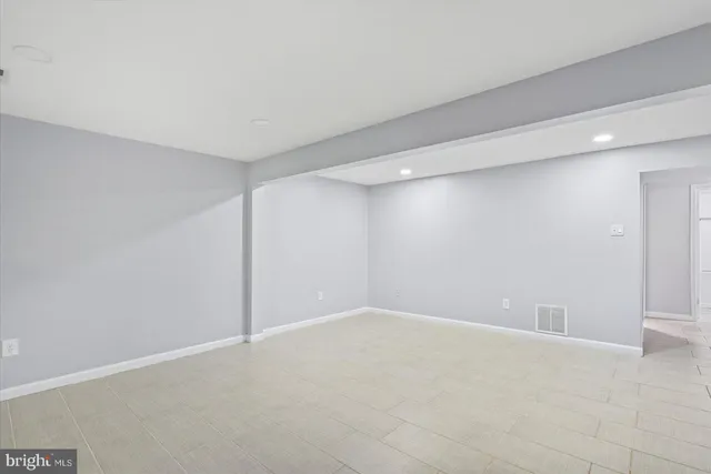 a view of an empty room