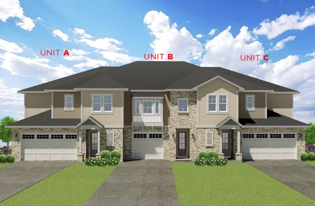 a front view of house with yard