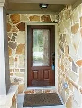 a view of front door