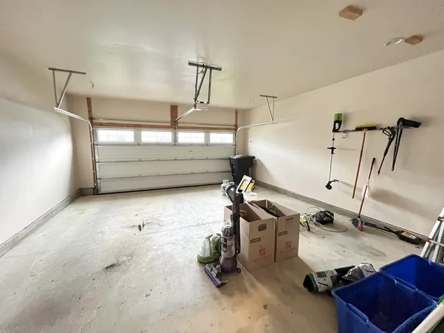 a room with gym equipment