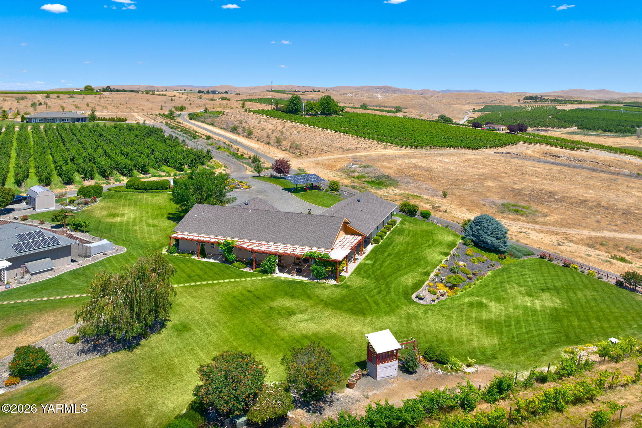 347 Ballard Road Zillah, WA 98953 - Photo 7 of 33 7 Areial View