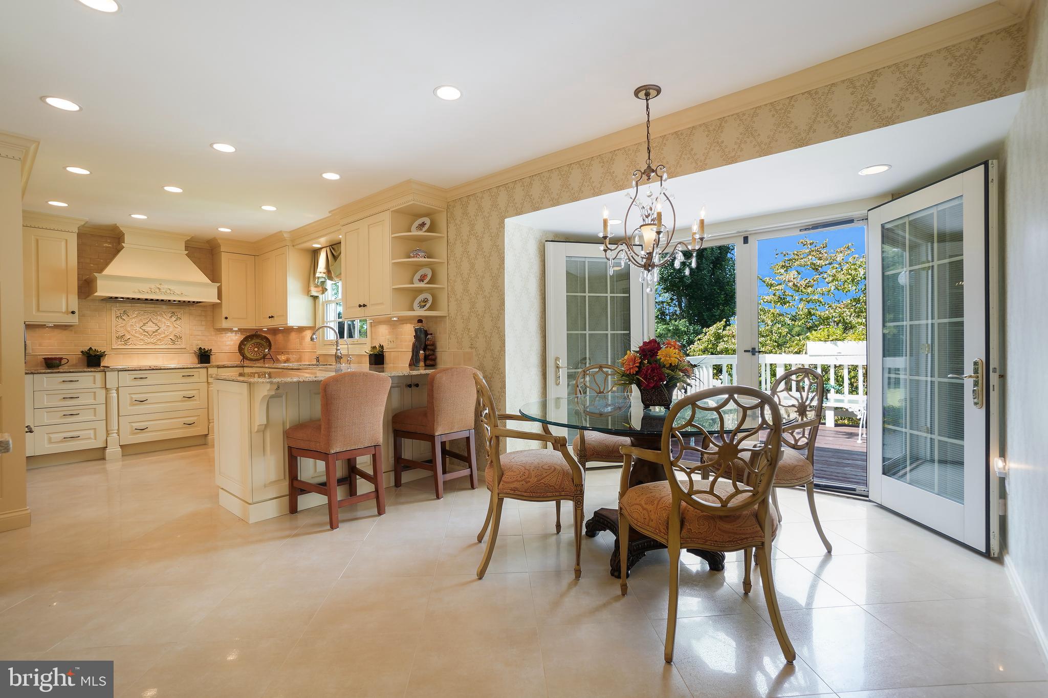 14716 Silverstone Drive Silver Spring, MD 20905 - Photo 15 of 48 Breakfast area with French Doors to deck!