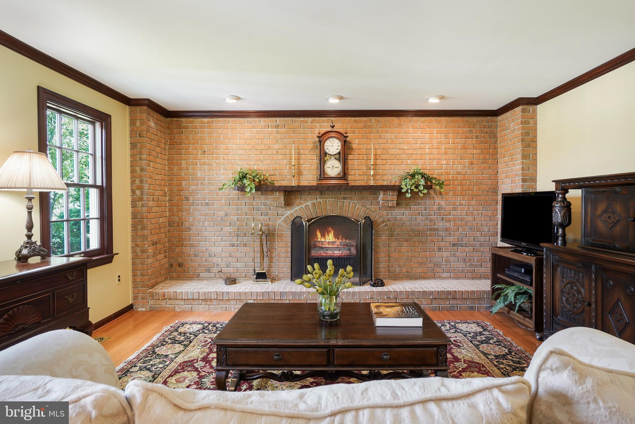 14716 Silverstone Drive Silver Spring, MD 20905 - Photo 18 of 48 Family rm w/brick -walled wood burning fireplace!