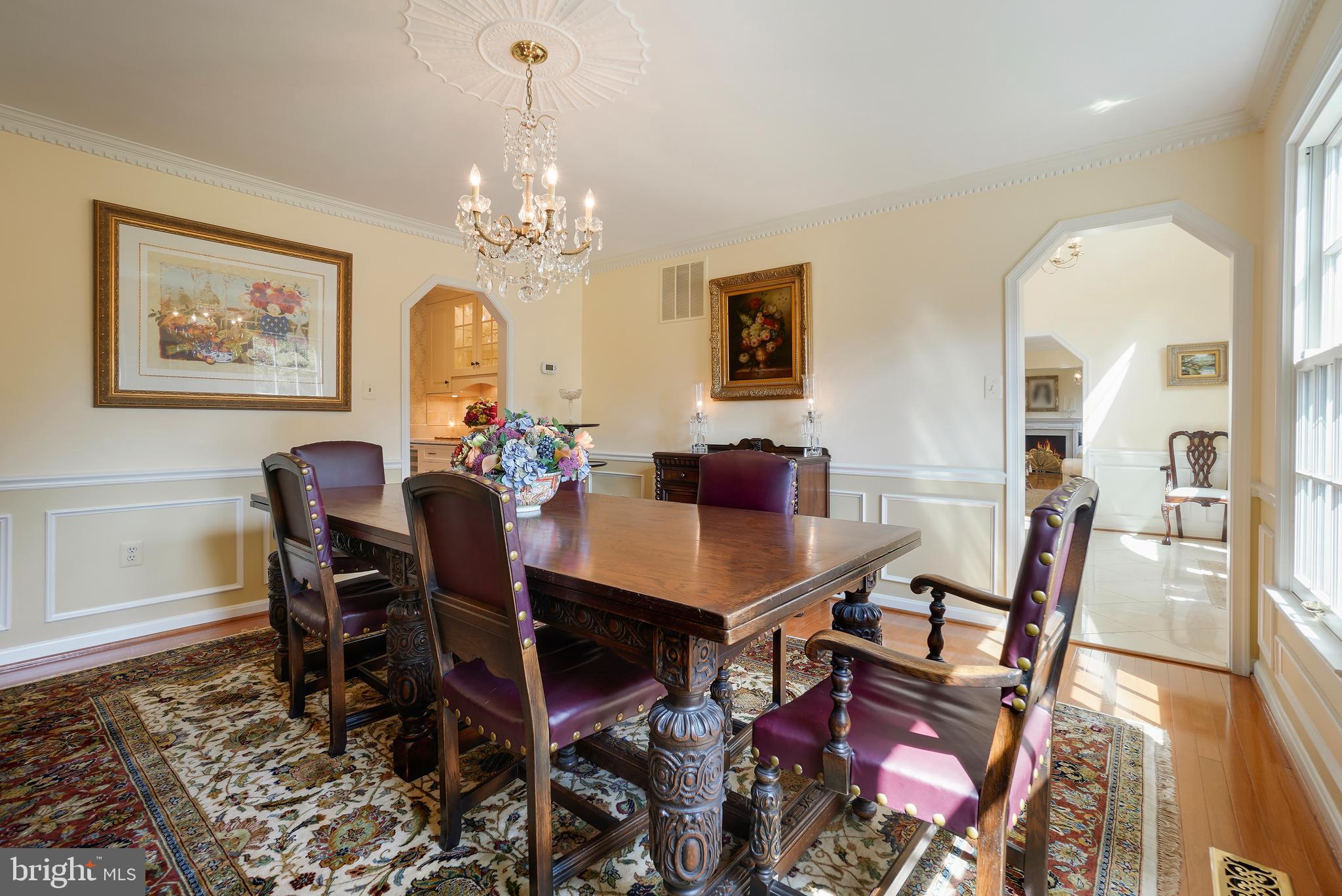 14716 Silverstone Drive Silver Spring, MD 20905 - Photo 9 of 48 Formal dining room, ceiling moldings!