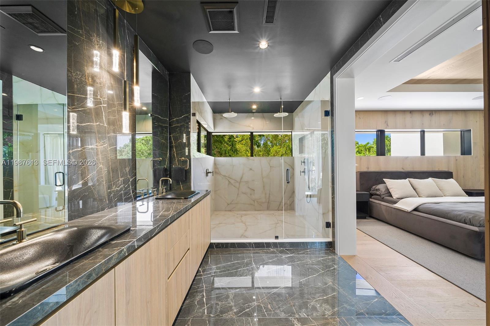 4041 South Le Jeune Road Miami, FL 33133 - Photo 16 of 26 a large white kitchen with a large tub and painted walls