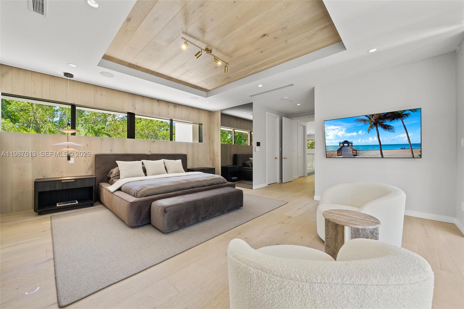 4041 South Le Jeune Road Miami, FL 33133 - Photo 19 of 30 a living room with furniture and a large window