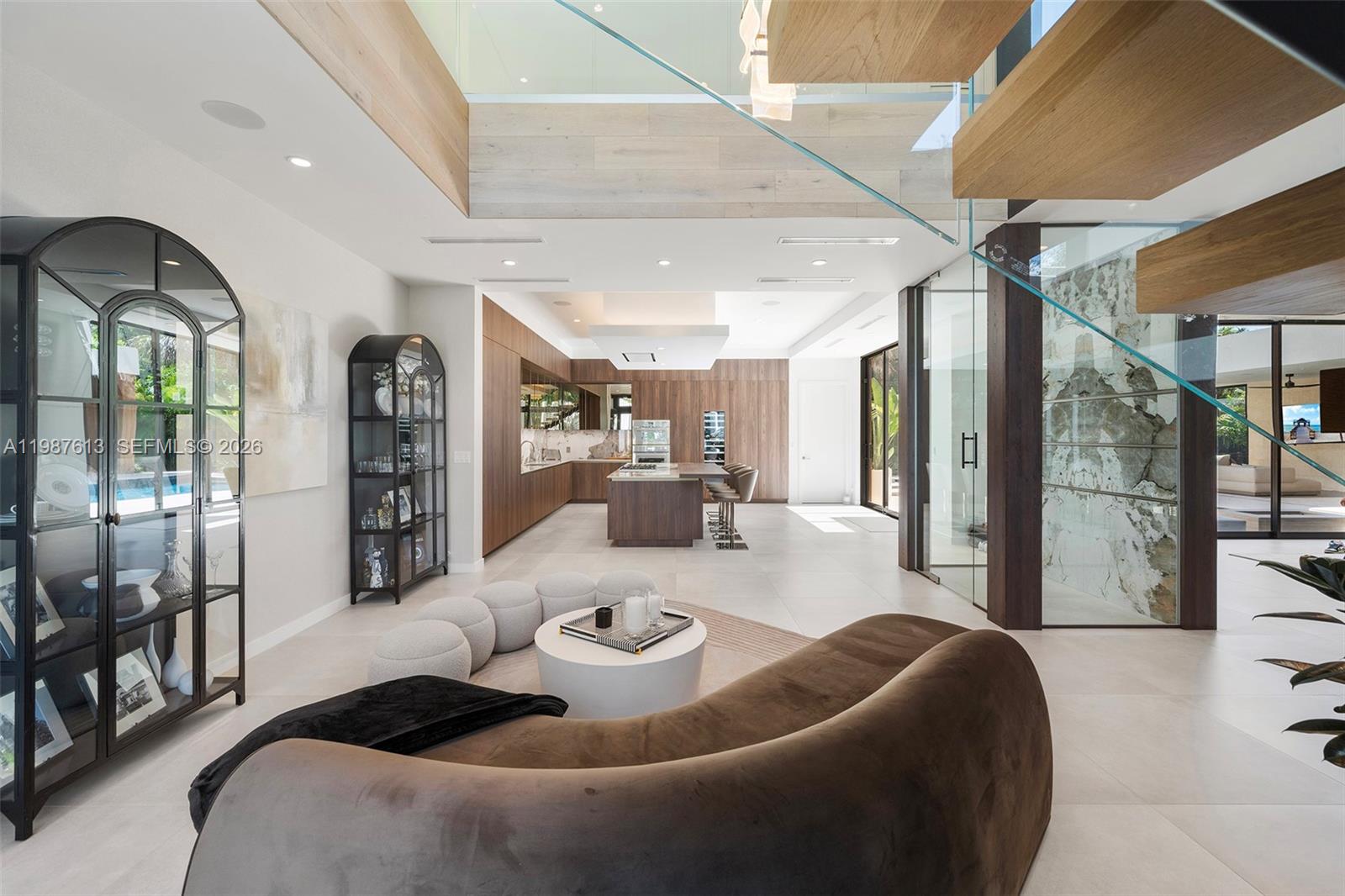 4041 South Le Jeune Road Miami, FL 33133 - Photo 23 of 30 a living room with furniture and a large window