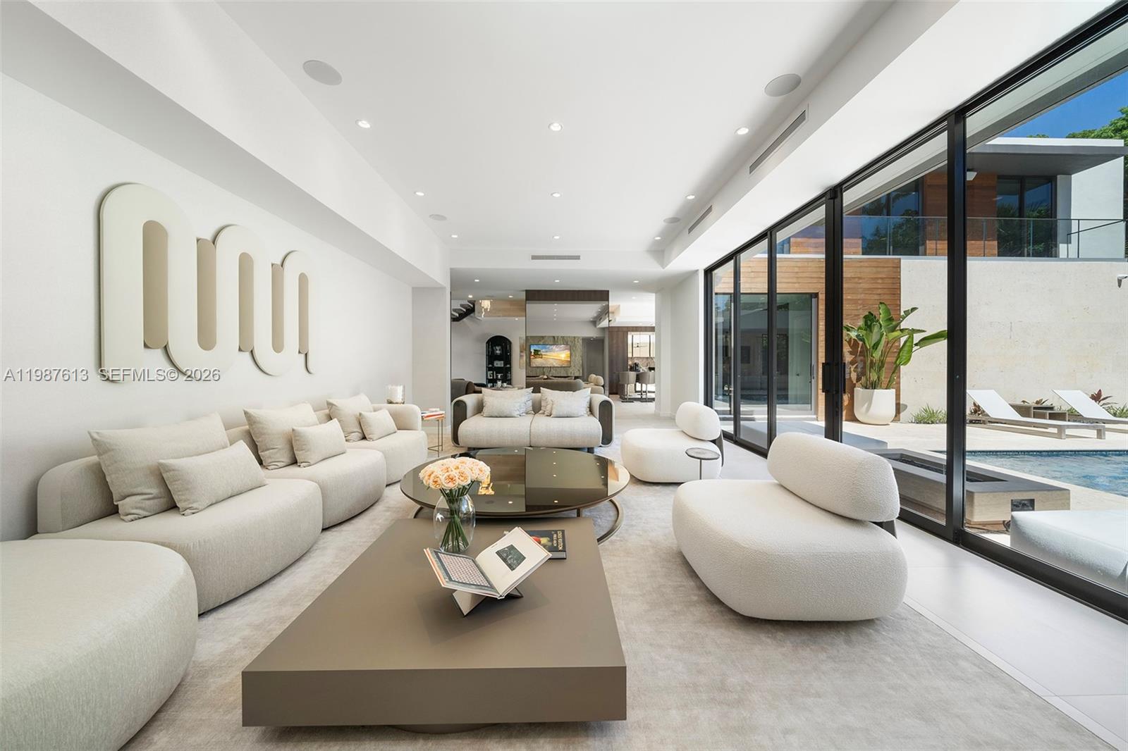 4041 South Le Jeune Road Miami, FL 33133 - Photo 25 of 30 a living room with furniture and a large window