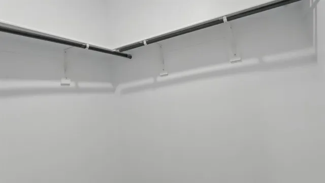 a close view of closet