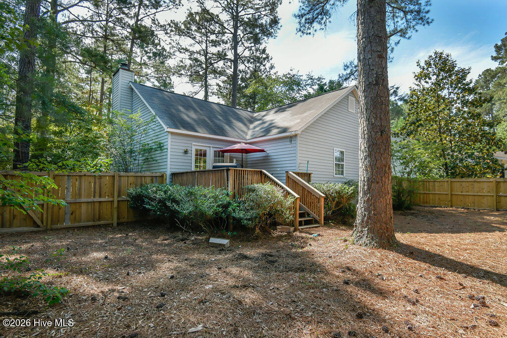 2545 Longleaf Drive Southwest Pinehurst, NC 28374 - Photo 21 of 30 low maintenance fenced back yard