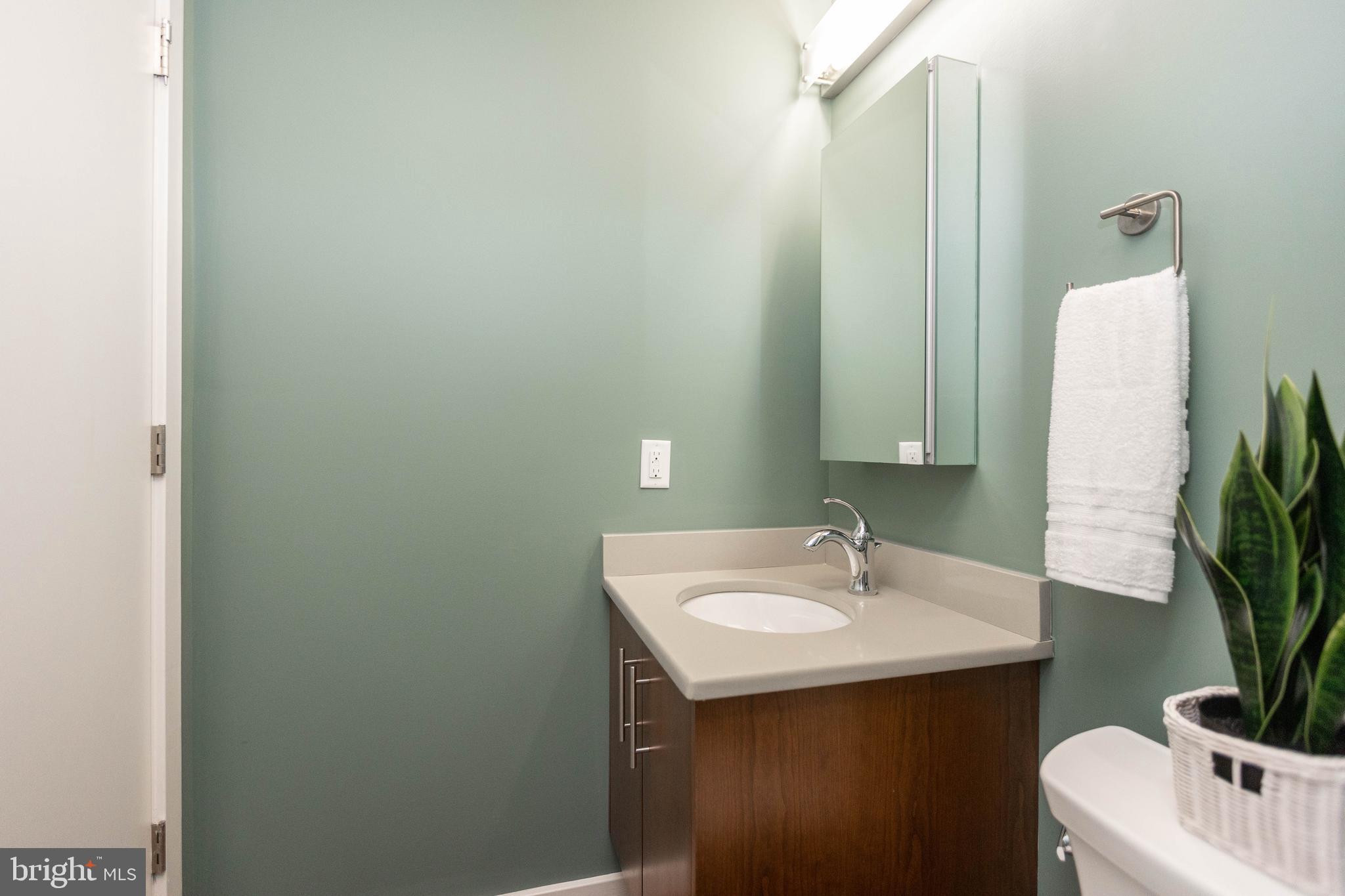 2074 Eric Shaefer Way Baltimore, MD 21211 - Photo 8 of 56 a bathroom with a sink and a mirror