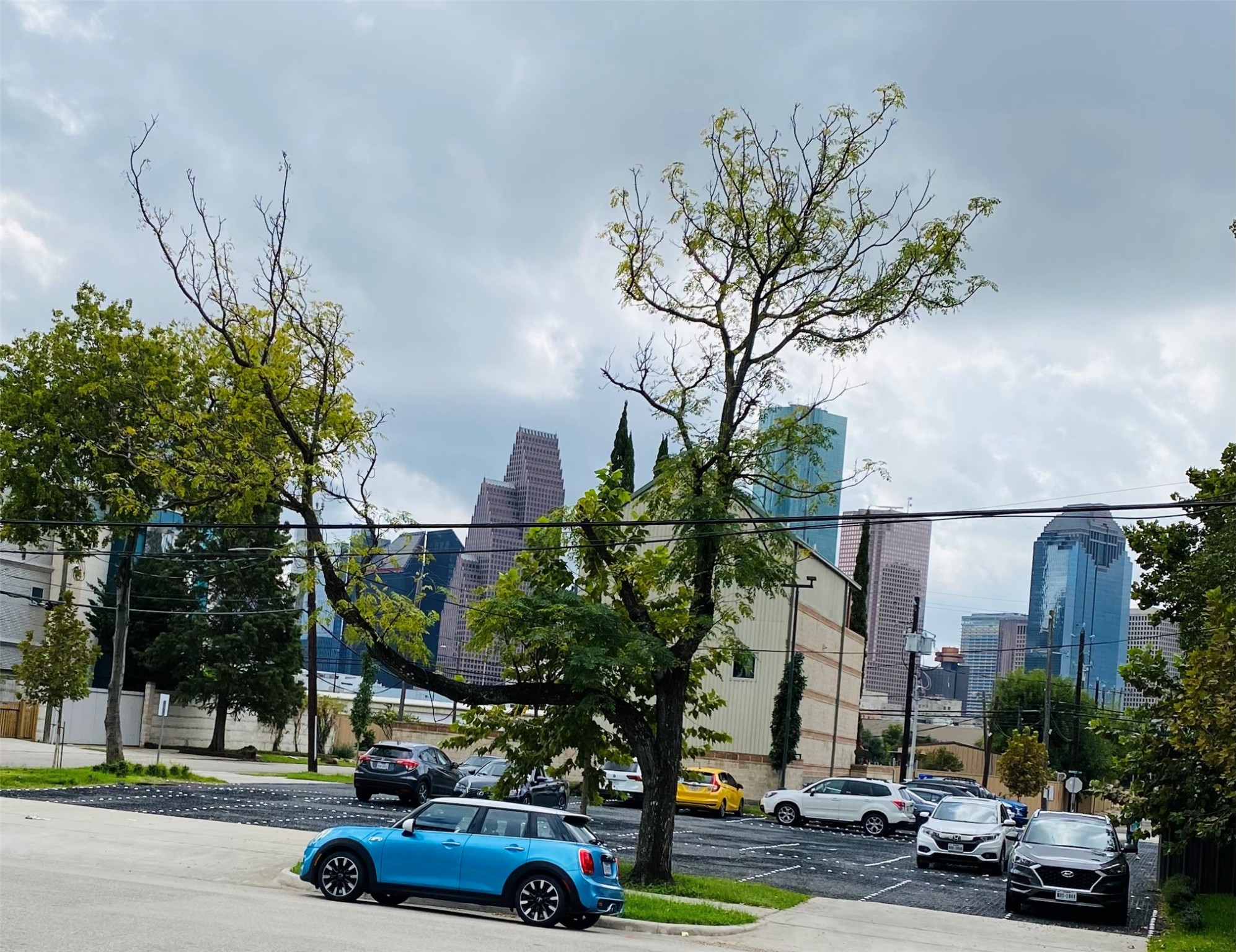 1406 Edwards Street Houston, TX 77007 - Photo 3 of 36 View to downtown Houston from the porch.