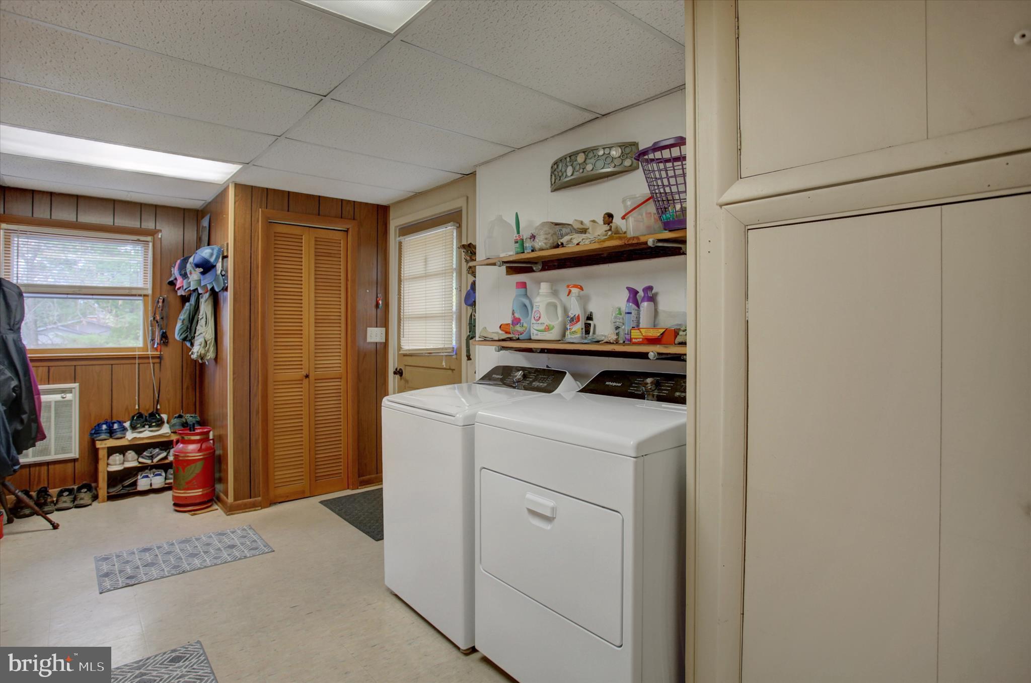 1561 Lakeshore Drive Chambersburg, PA 17202 - Photo 34 of 44 basement laundry with door to patio/backyard