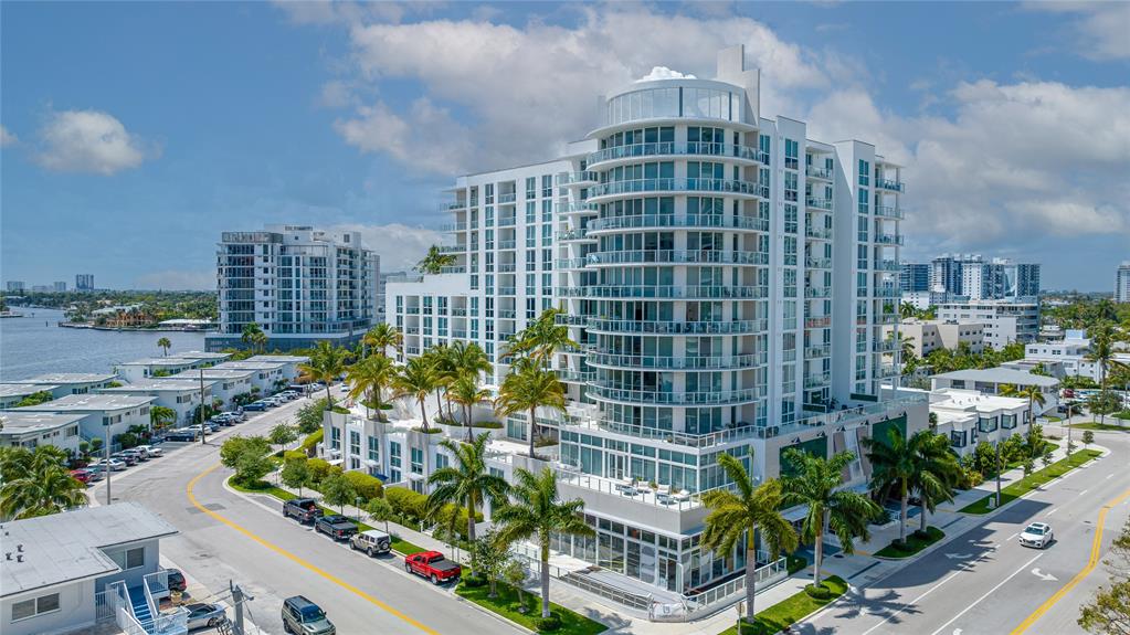 a front view of a building