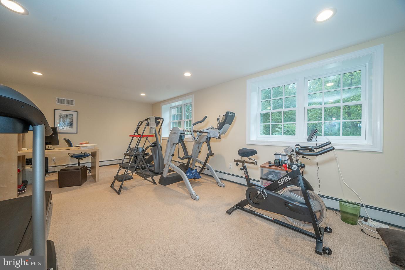 951 Pinecroft Road Berwyn, PA 19312 - Photo 28 of 36 Basement exercise room
