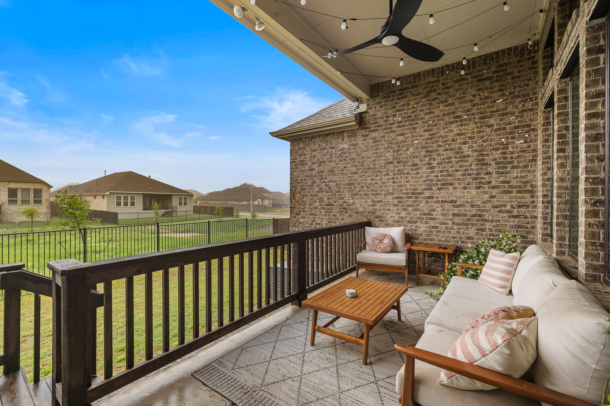 181 Constitution Way Kyle, TX 78640 - Photo 29 of 32 a view of a chairs in a balcony