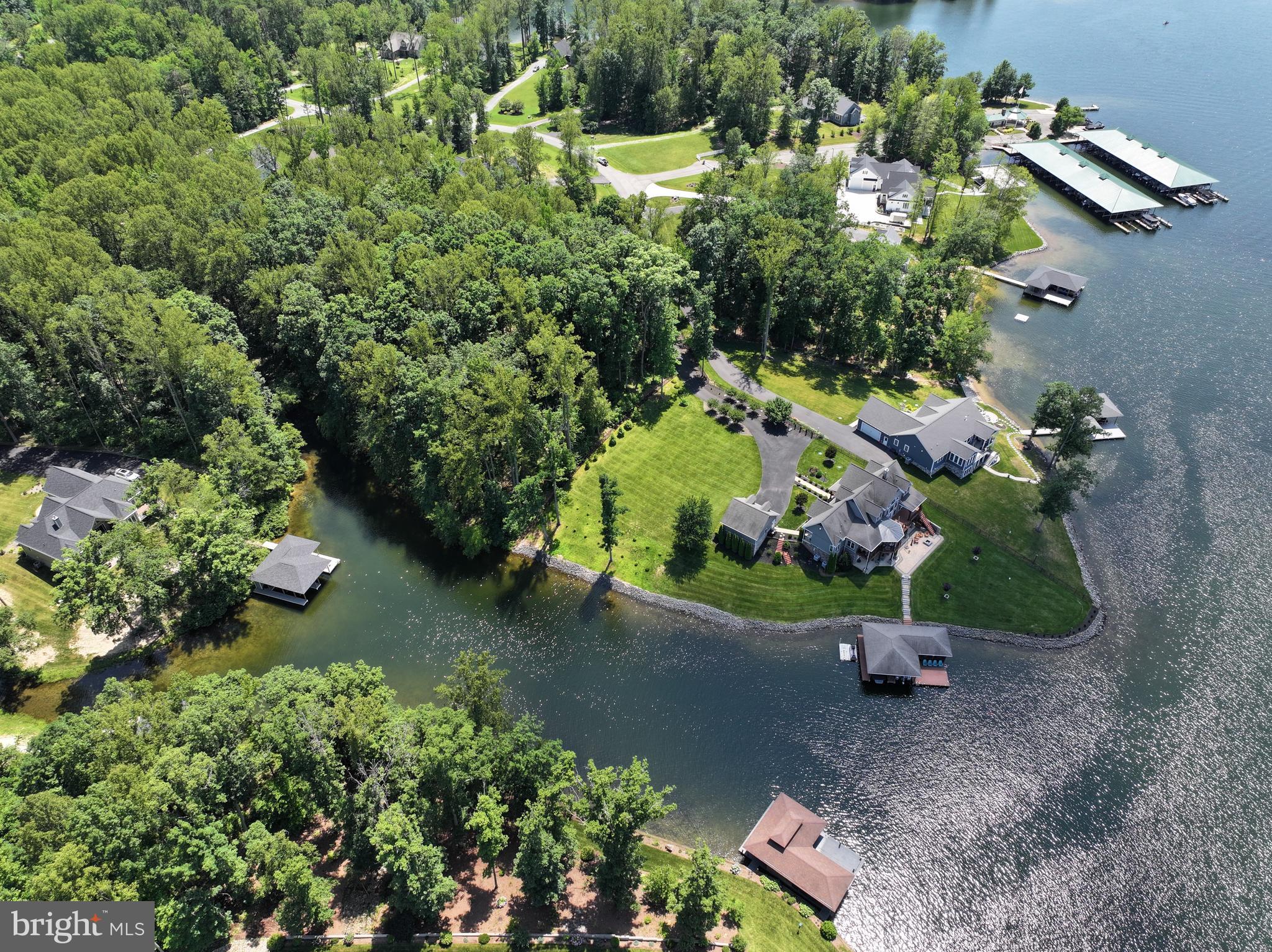 Lot 31 Boxwood Road Bumpass, VA 23024 - Photo 6 of 11 an aerial view of a house with a yard and lake view