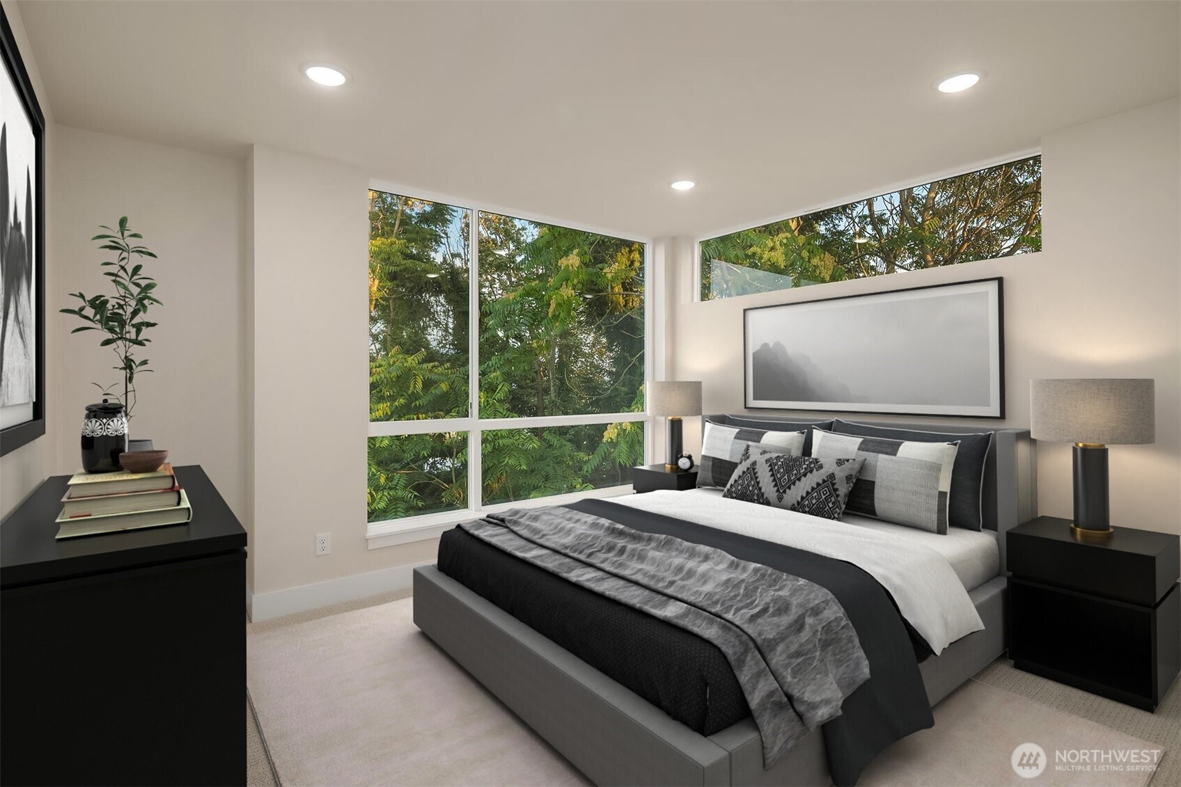 1319 14th Avenue South, Unit A Seattle, WA 98144 - Photo 13 of 27 a bedroom with a bed and a window