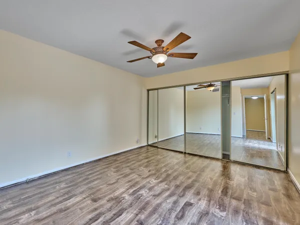 wooden floor in an empty room