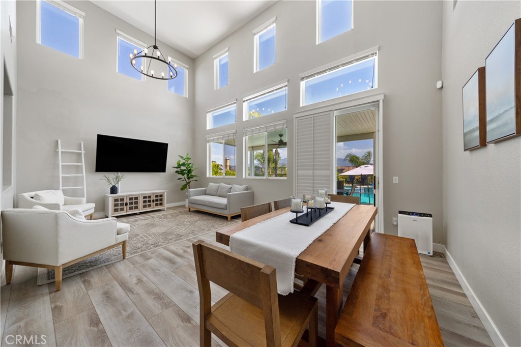 32985 Novara Court Temecula, CA 92592 - Photo 4 of 56 Open Concept Living And Dining Area With Stunning Volume Ceilings