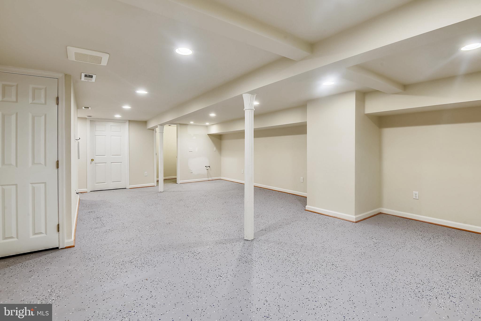 7820 Renshaw Road Pasadena, MD 21122 - Photo 48 of 76 Lower level w/ plumbing for wet bar