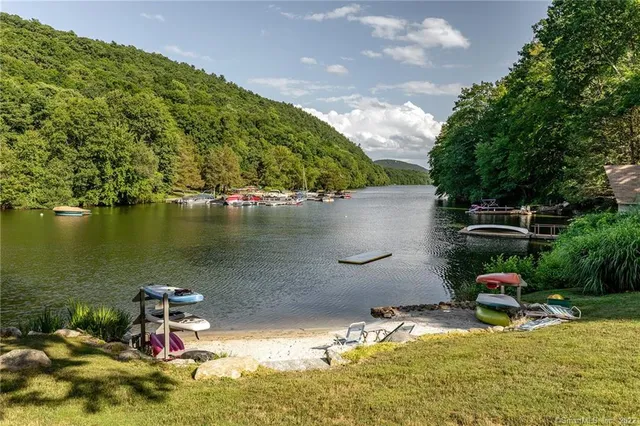 a ocean view with a lake view