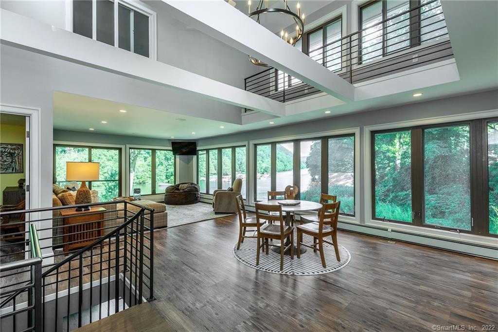 8 Cedar Point Drive Sherman, CT 06784 - Photo 7 of 30 a view of a dining room with furniture window and outside view