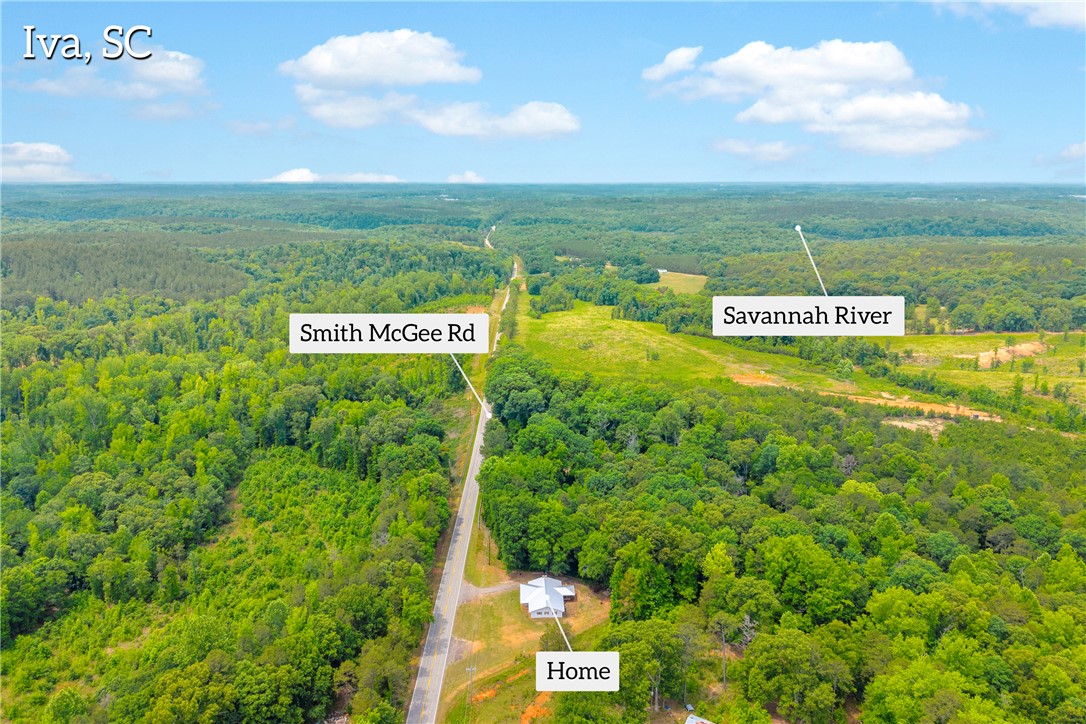 3030 Smith McGee Road Iva, SC 29655 - Photo 45 of 46 Discover a private retreat nestled among verdant landscapes, boasting serene views of the Savannah River.