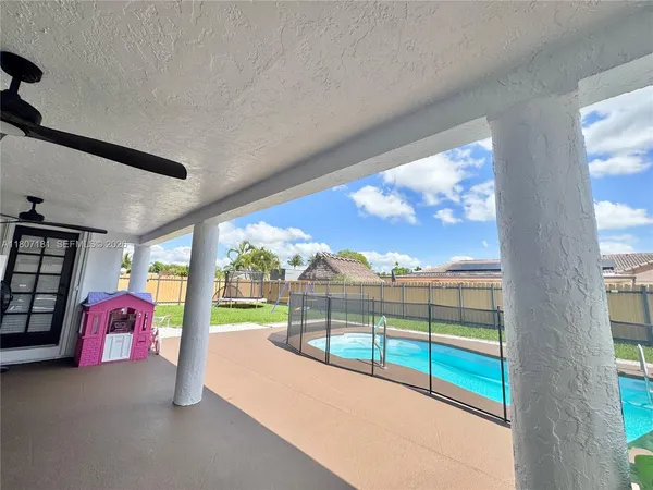 a view of a porch