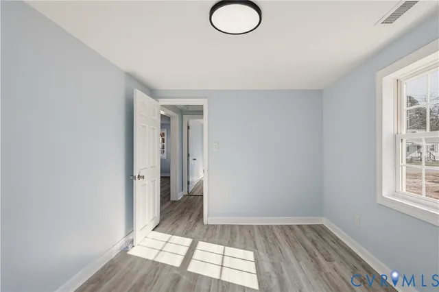 wooden floor in an empty room
