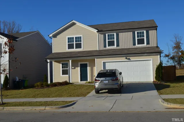 a house view with a outdoor space