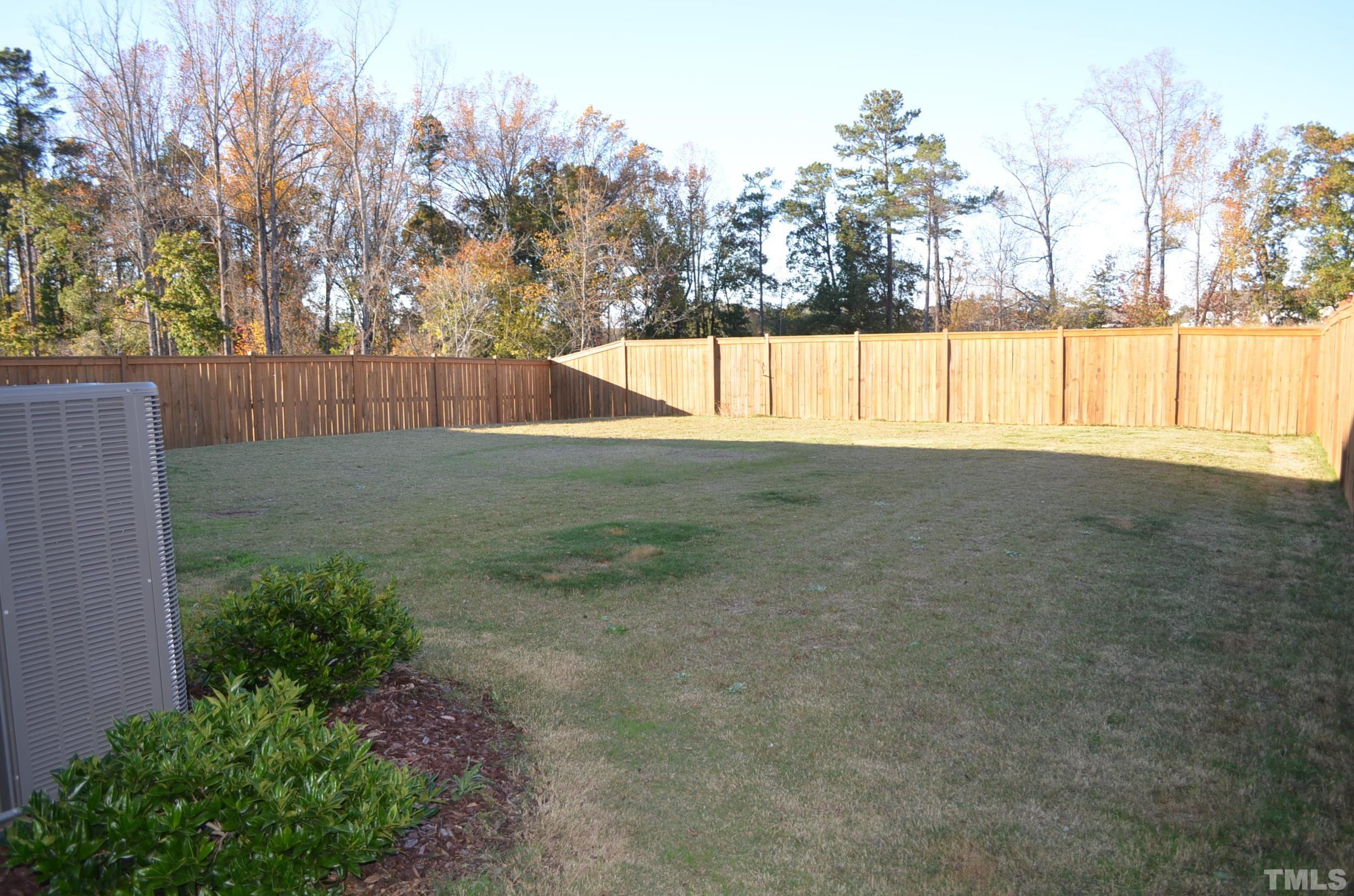 3537 Pinnacle Peak Drive Raleigh, NC 27604 - Photo 8 of 41 a view of back yard with trees