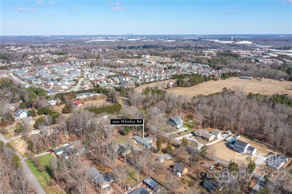 2501 Whitley Road Fort Mill, SC 29708 - Photo 46 of 46 an aerial view of residential building with green space