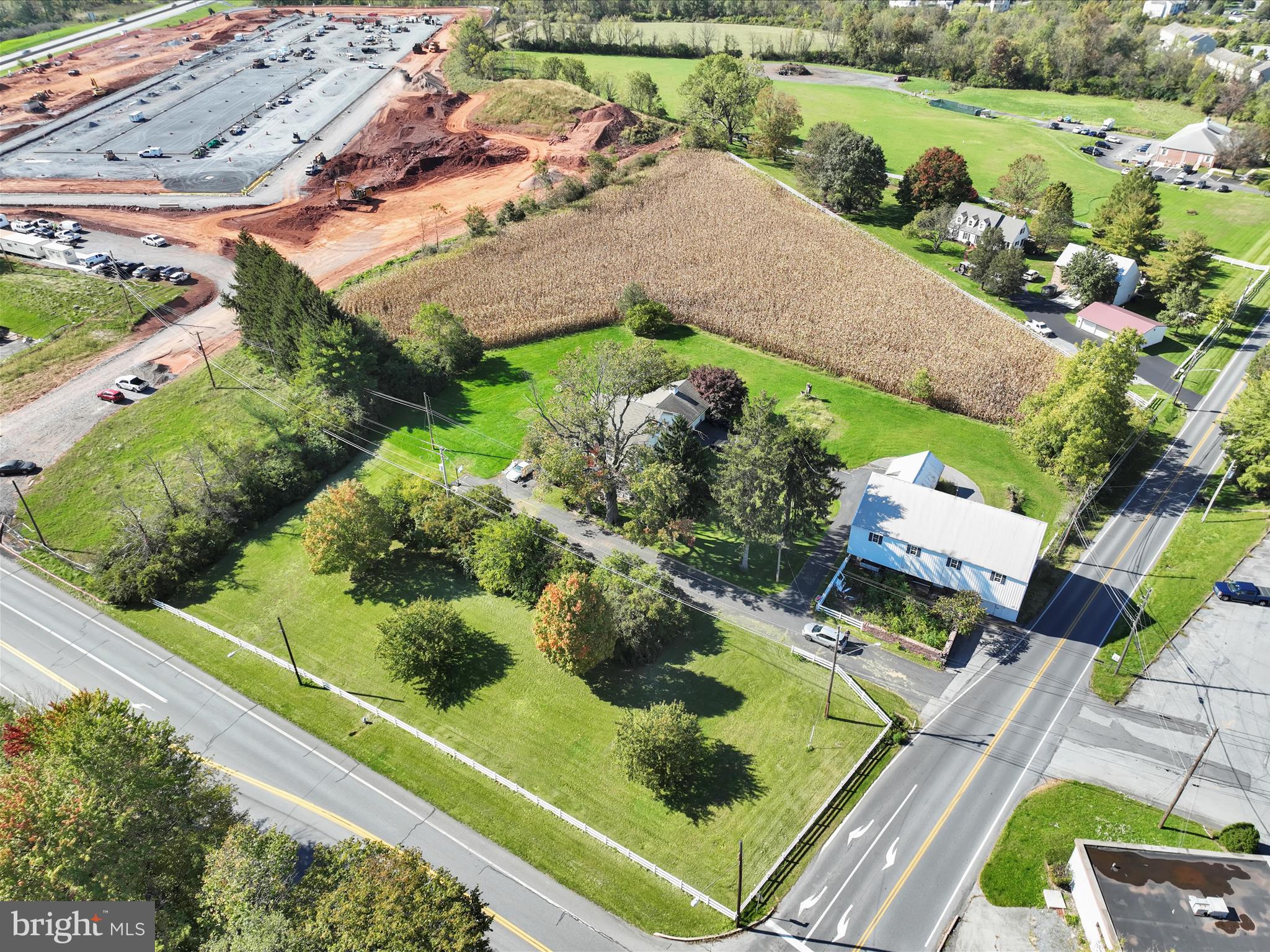20 Hill Road Denver, PA 17517 - Photo 9 of 25 an aerial view of a garden with an outdoor space