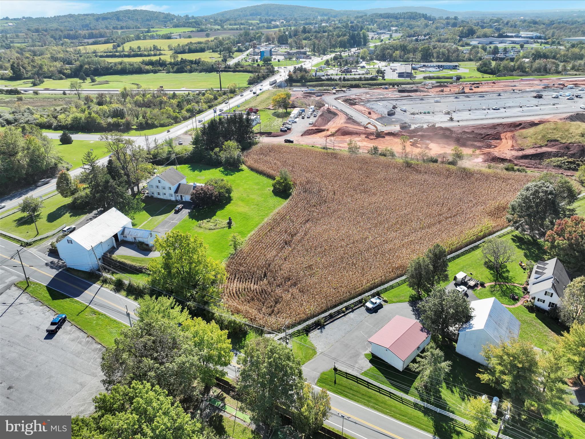 20 Hill Road Denver, PA 17517 - Photo 10 of 25 an aerial view of a city with lots of residential buildings