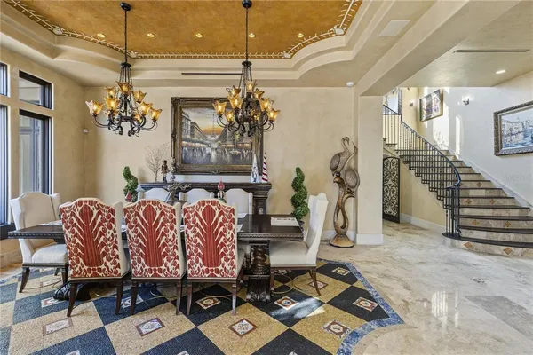 a kitchen with a stove and a refrigerator