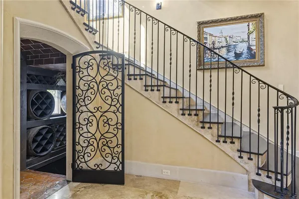 a view of living room filled with furniture