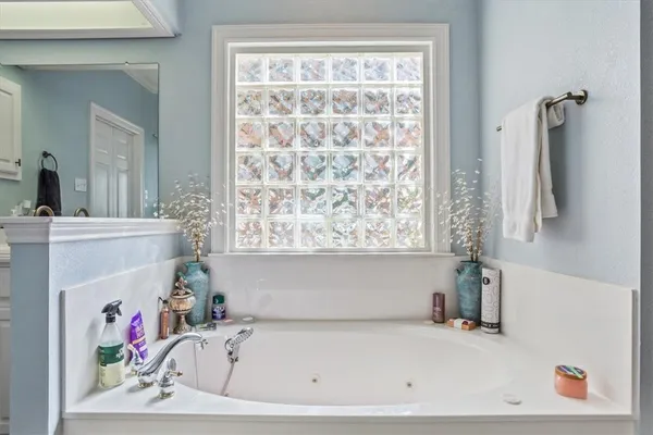 a bathroom with a sink double vanity