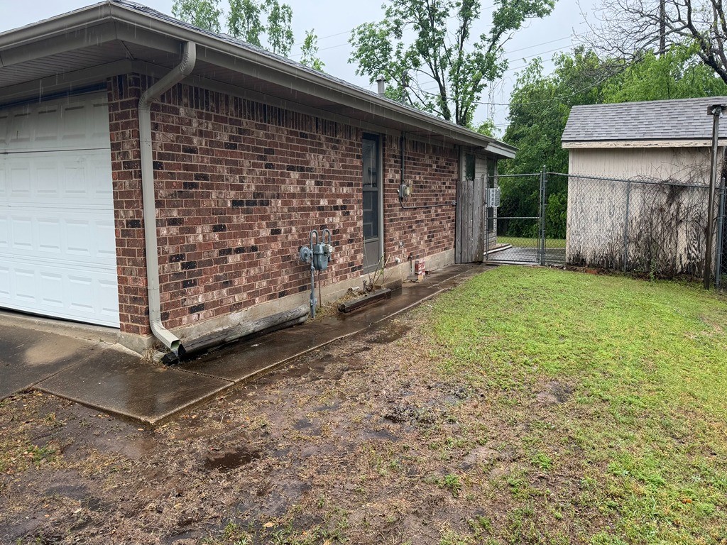 2302 Kent Street Bryan, TX 77802 - Photo 20 of 21 a view of a wooden door of the house