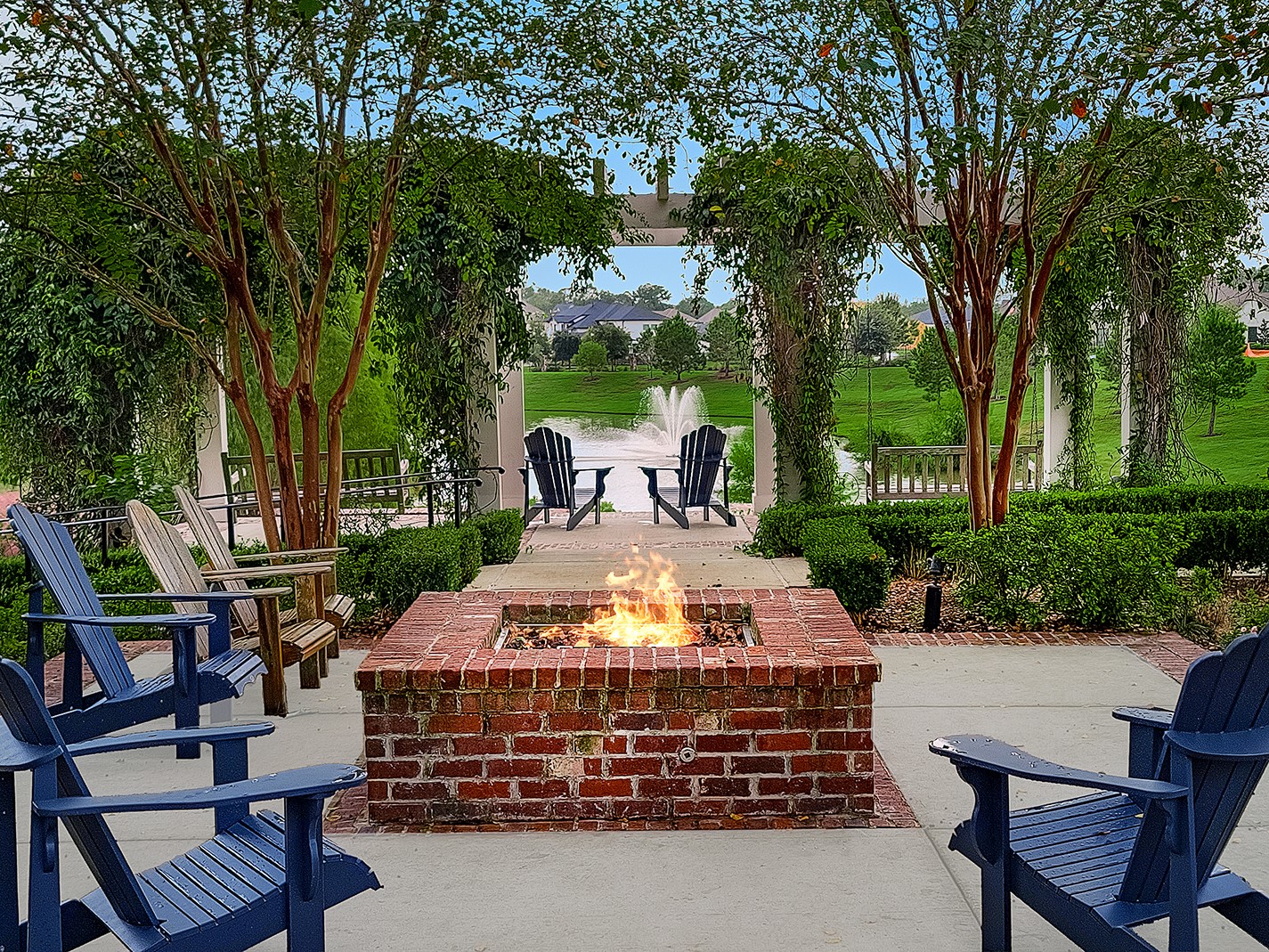 2017 Bennet Lane Conroe, TX 77384 - Photo 46 of 48 Friends and neighbors gather in community spaces...