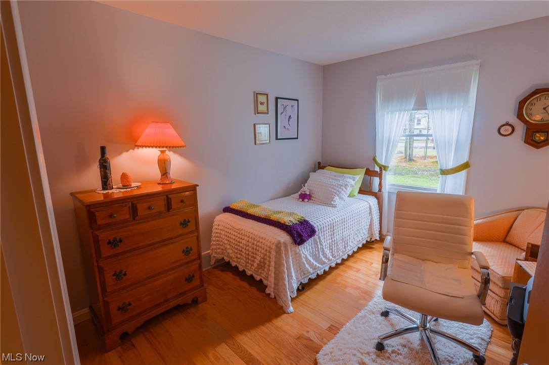 533 Middle Road Conneaut, OH 44030 - Photo 33 of 46 Bedroom featuring light hardwood / wood-style flooring