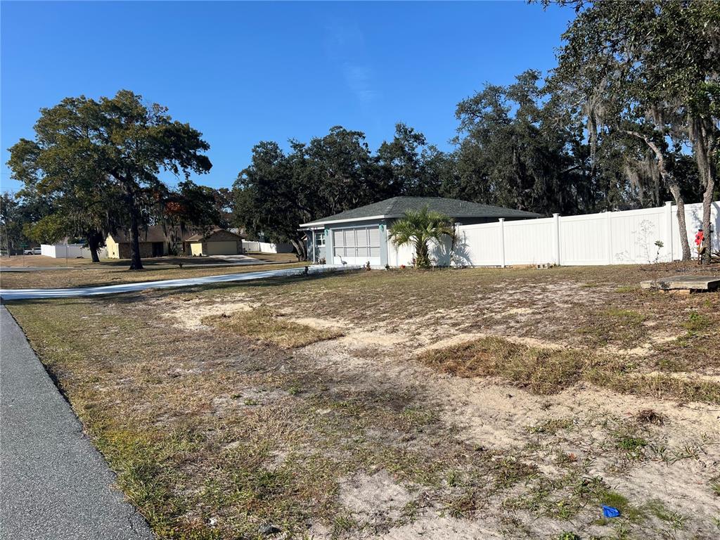 11375 Corrigan Street Spring Hill, FL 34609 - Photo 4 of 36 a view of yard with trees