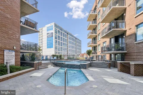 a view of a building with many windows