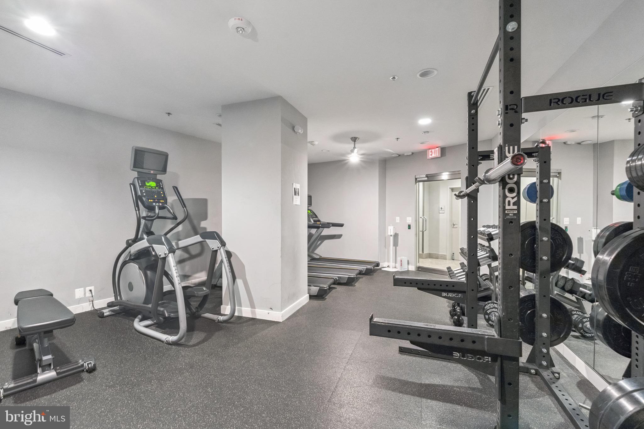 50 Florida Avenue Northeast, Unit 310 Washington, DC 20002 - Photo 15 of 18 a view of a room with gym equipment