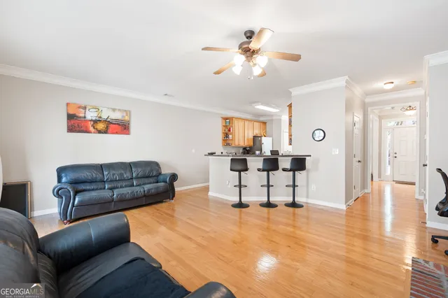 a bathroom with a sink a mirror and a vanity