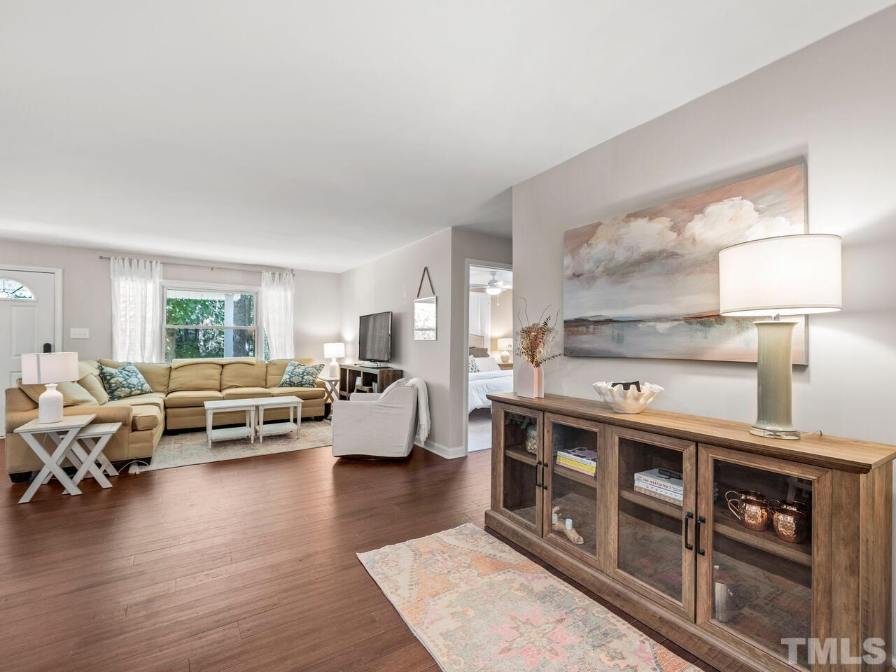 430 Obie Drive Durham, NC 27713 - Photo 7 of 35 a living room with furniture window and wooden floor