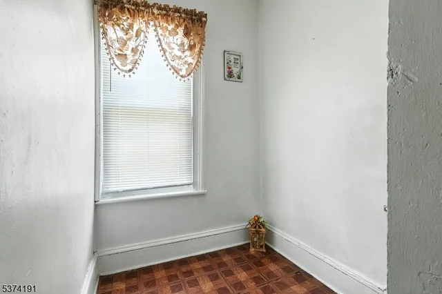 a bathroom with a window