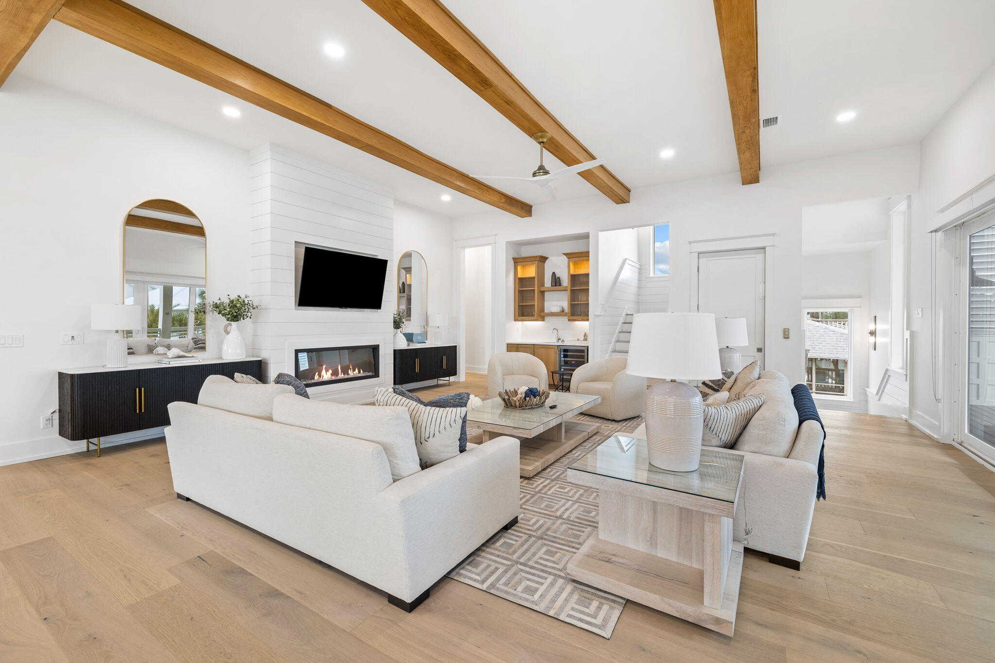 311 Walton Rose Ln Inlet Beach Inlet Beach, FL 32461 - Photo 19 of 90 a living room with furniture and a flat screen tv